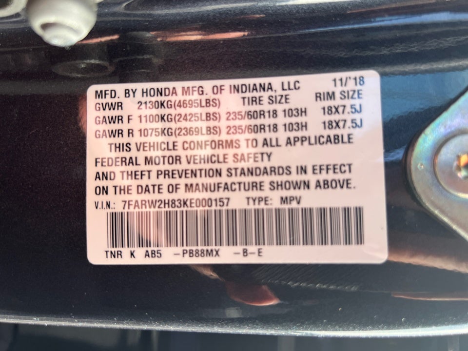 2019 Honda CR-V EX-L