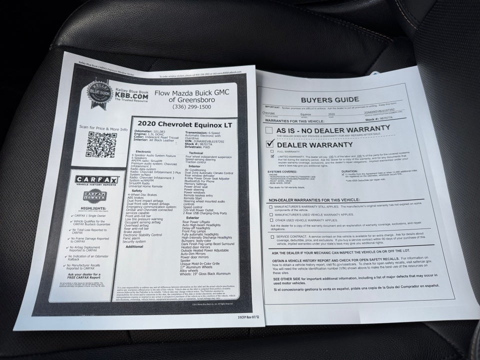 2020 Chevrolet Equinox FWD LT 1.5L Turbo