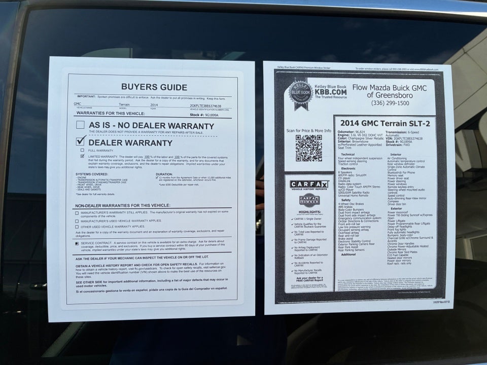 2014 GMC Terrain SLT-2
