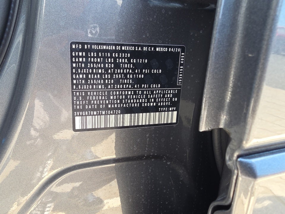 2026 Volkswagen Tiguan 2.0T SE R-Line Black