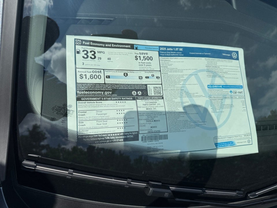 2025 Volkswagen Jetta 1.5T SE