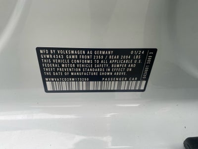 2024 Volkswagen Golf GTI 2.0T Autobahn