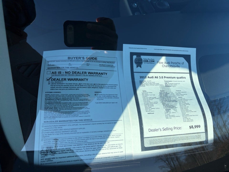 2012 Audi A6 3.0 Premium