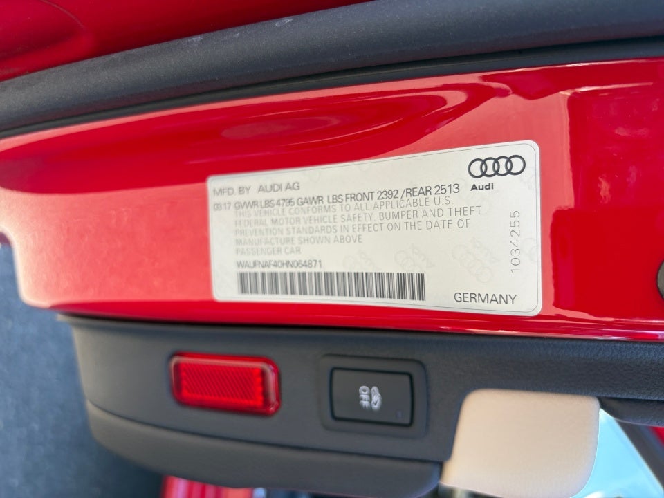 2017 Audi A4 2.0T Premium