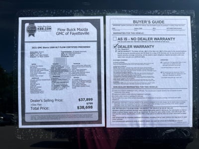 2021 GMC Sierra 1500 4WD Crew Cab Short Box SLT