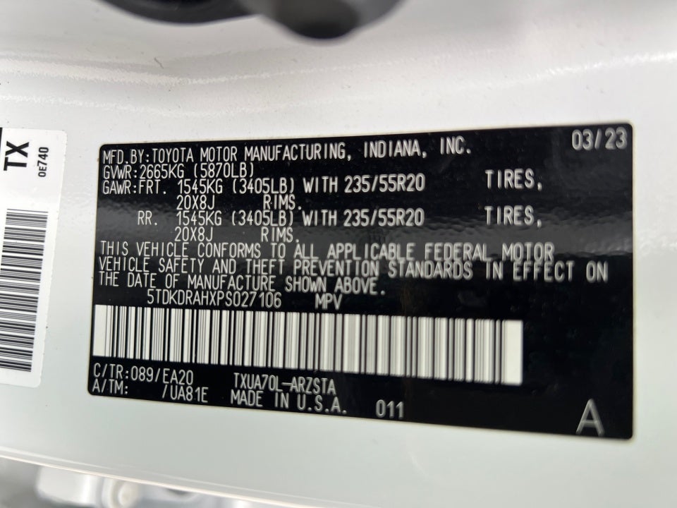 2023 Toyota Highlander XSE