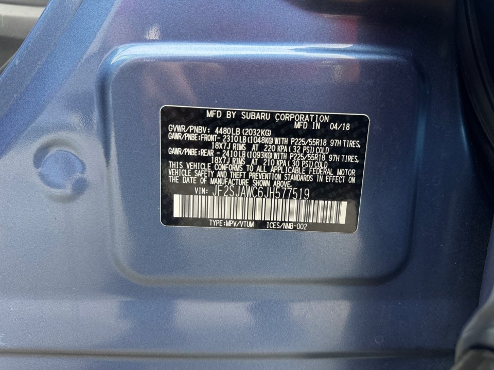 2018 Subaru Forester Touring