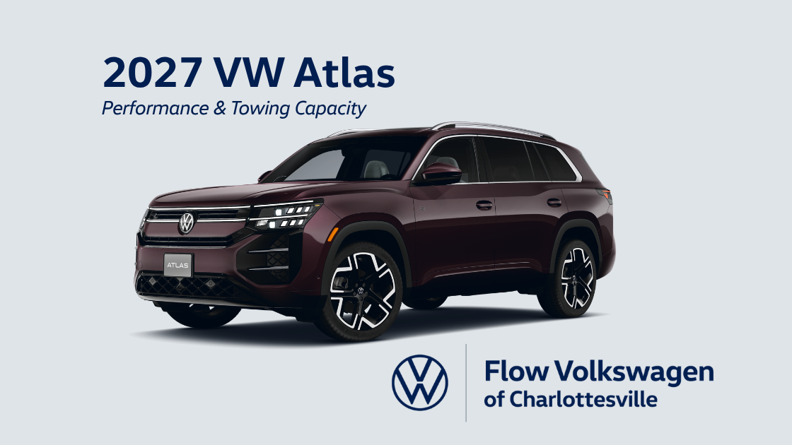 A dark red 2027 Volkswagen Atlas for sale in Charlottesville, VA